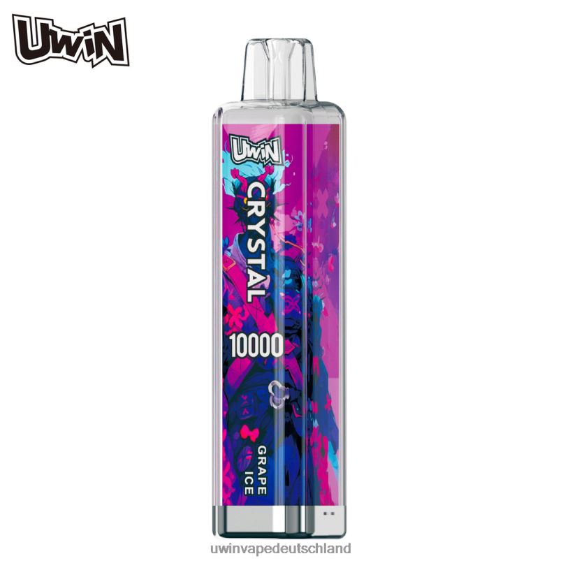 UWIN Vape Berlin - Traubeneis 8B44J2 UWIN CRYSTAL 10000 Einweg-Vapes