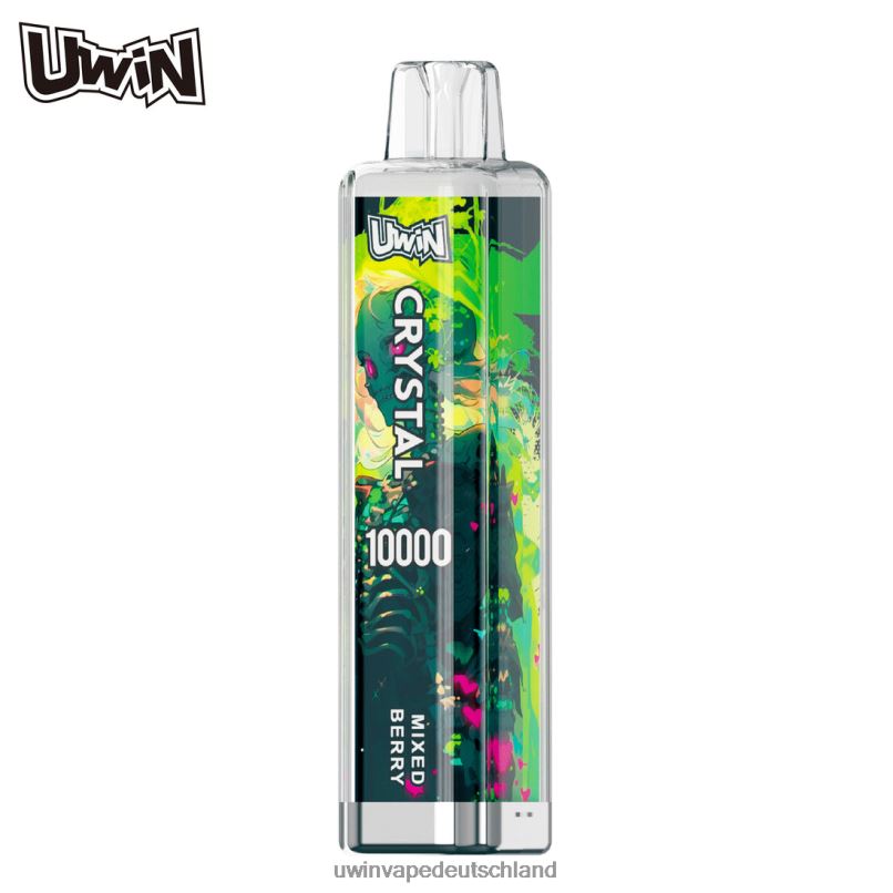UWIN Vape Bewertung - gemischte Beere 8B44J14 UWIN CRYSTAL 10000 Einweg-Vapes