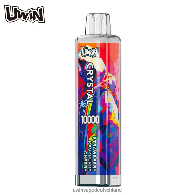 UWIN Vape Kaufen - Erdbeer-Himbeer-Kirsche 8B44J7 UWIN CRYSTAL 10000 Einweg-Vapes