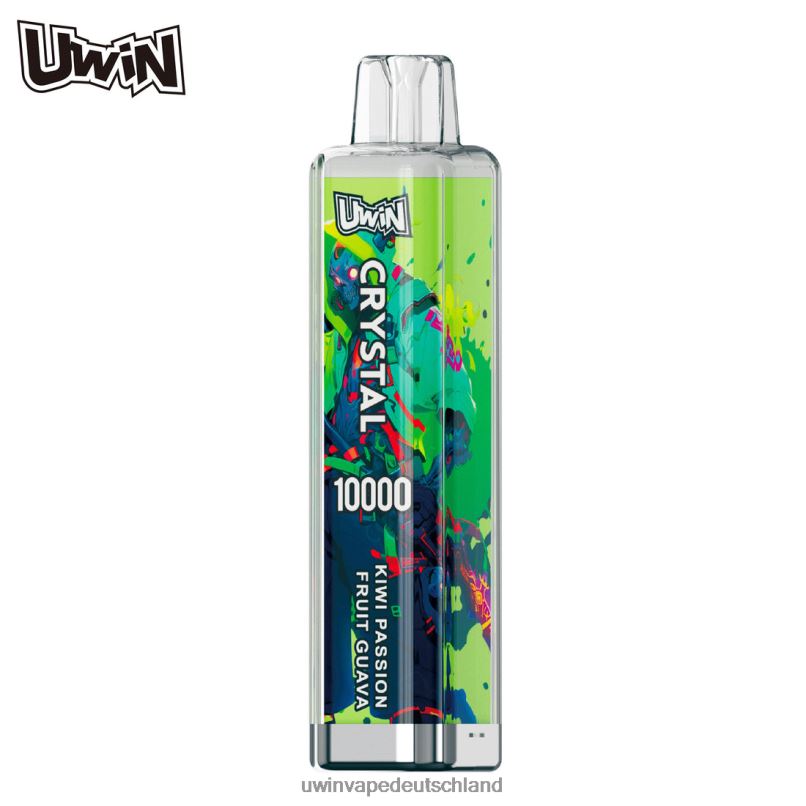 UWIN Vape Nikotin - Kiwi, Passionsfrucht, Guave 8B44J8 UWIN CRYSTAL 10000 Einweg-Vapes