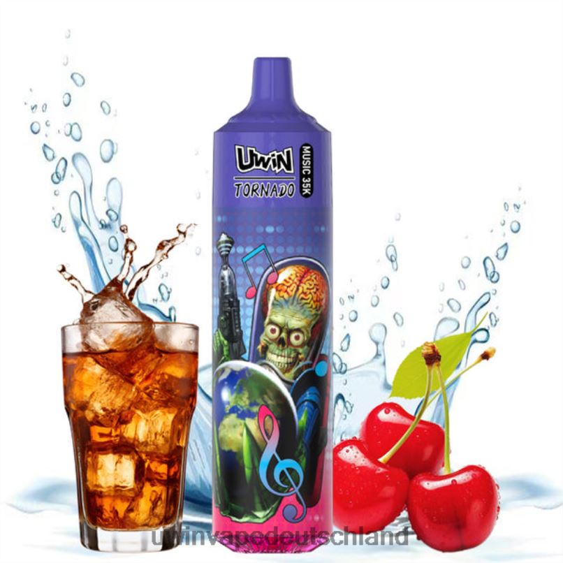 UWIN Vape Puff - Kirschcola 8B44J28 UWIN CRYSTAL 35.000 Einweg-Vaporizer